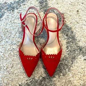 Red Kelly & Katie high heels